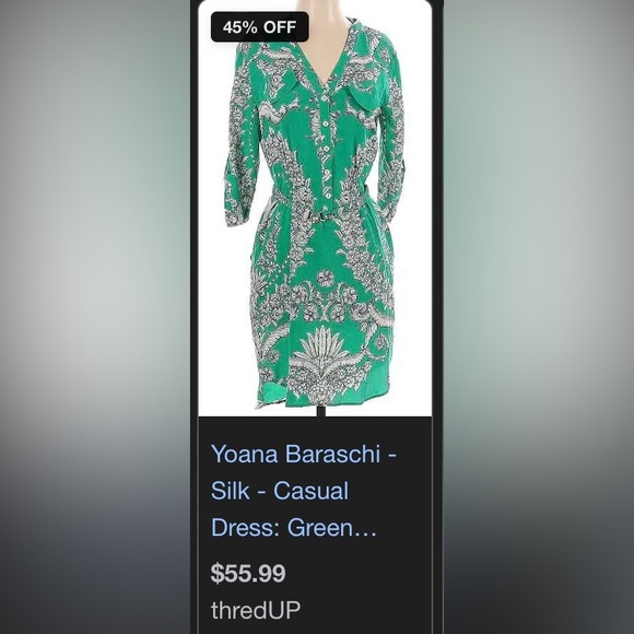 Yoanna Baraschi Anthropologie EUC Animal print silk dress with back zip, size 8 - Picture 9 of 12